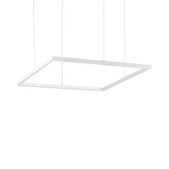   Ideal Lux Függeszték ORACLE SLIM D70 SQUARE WH 3000K 259178