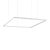 Ideal Lux Függeszték ORACLE SLIM D90 SQUARE WH 3000K 259192