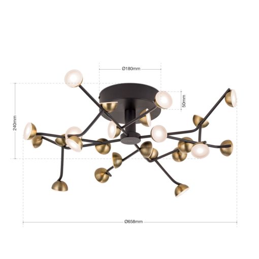 Orion Mennyezeti lámpa OR 7-649-24 BLOSSOM 262168