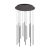 Ideal Lux Mennyezeti lámpa FILO SP12 NERO 263434