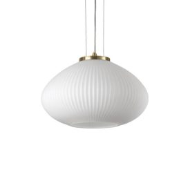   Ideal Lux Függeszték PLISSE' SP1 D35 OTTONE SATINATO 264547