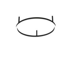   Ideal Lux Mennyezeti lámpa ORACLE SLIM PL D050 ROUND BK 3000K 265988
