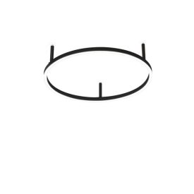   Ideal Lux Mennyezeti lámpa ORACLE SLIM PL D050 ROUND BK 3000K 265988