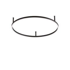   Ideal Lux Mennyezeti lámpa ORACLE SLIM PL D070 ROUND BK 3000K 266008
