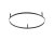 Ideal Lux Mennyezeti lámpa ORACLE SLIM PL D070 ROUND BK 3000K 266008