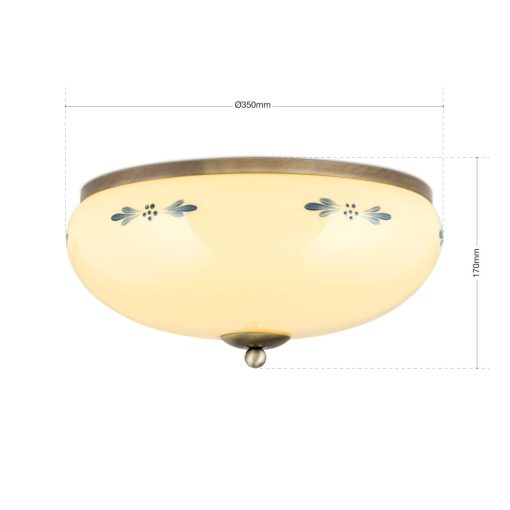 Orion Mennyezeti lámpa  OR 7-674 Patina-champ-blau LANDHAUS 269280