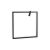 Ideal Lux Fali lámpa SYNTESI AP SQUARE NERO 271897