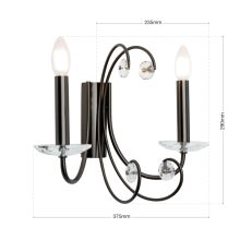 Orion Fali lámpa OR 2-1374-2 dark-nickel ARIANE 276929