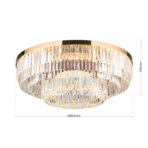 Orion Mennyezeti lámpa OR 7-666-95 gold PRISM 276943