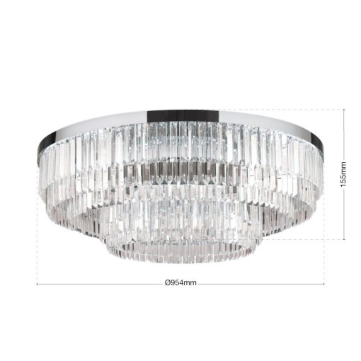 Orion Mennyezeti lámpa OR 7-666-95 chrom PRISM 276950