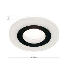 Orion Beépíthető spot lámpa OR 10-495 schwarz-EBL GLOW 277391