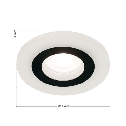 Orion Beépíthető spot lámpa OR 10-495 schwarz-EBL GLOW 277391