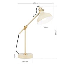 Orion Asztali lámpa OR 4-1222-1 khaki-patina SCHILLER 277452