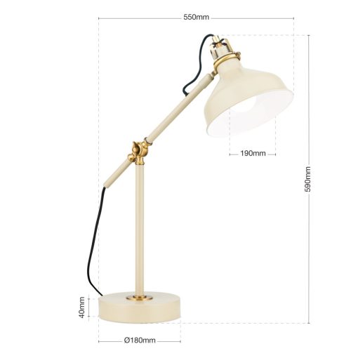 Orion Asztali lámpa OR 4-1222-1 khaki-patina SCHILLER 277452