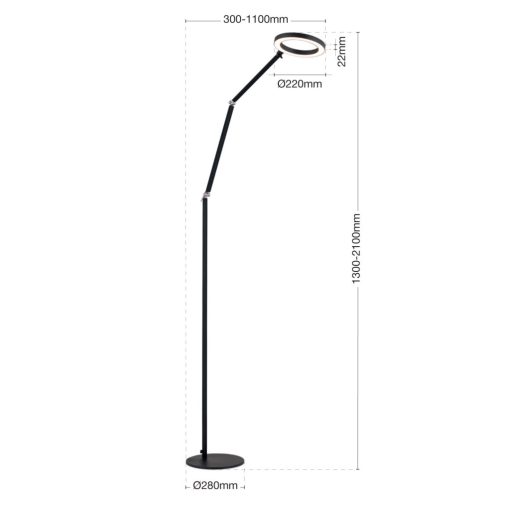 Orion Álló lámpa OR 12-1288 schwarz RINGO 277599