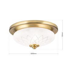 Orion Mennyezeti lámpa OR 7-791-26 bronze PORTO 277629