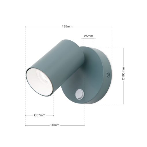 Orion Spot lámpa OR 10-496-1 lichtgrün   PENN 277735