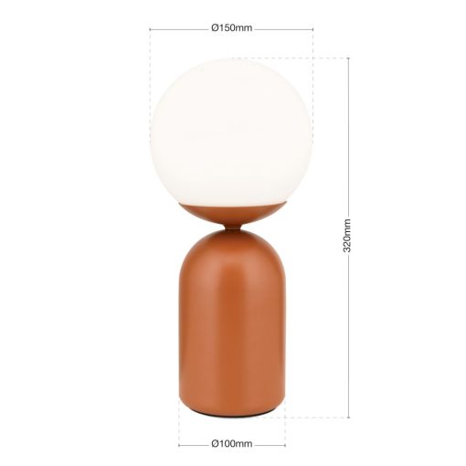 Orion Asztali lámpa OR 4-1223-1 korallenrot STANLEY 277889