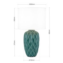 Orion Asztali lámpa OR 4-1225-1 grün TORTUGA 277902