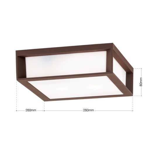 Orion Kültéri mennyezeti lámpa  OR 11-1195 corten          DISC 280728