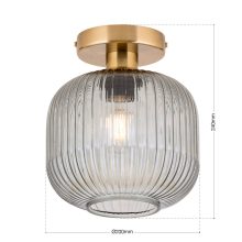 Orion Mennyezeti lámpa  OR 7-793-1 rauch                DOTTY 280742