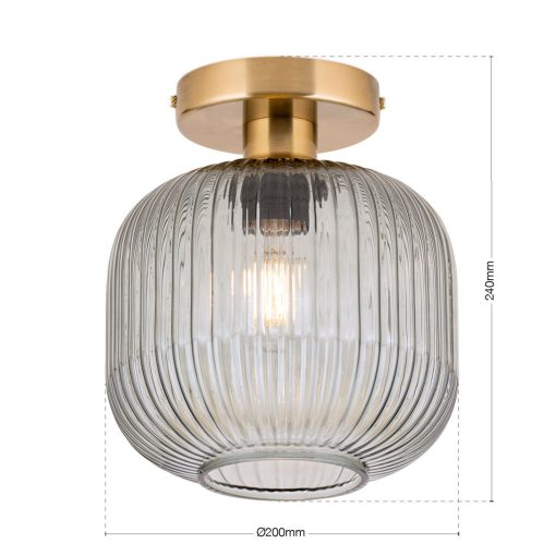 Orion Mennyezeti lámpa  OR 7-793-1 rauch                DOTTY 280742