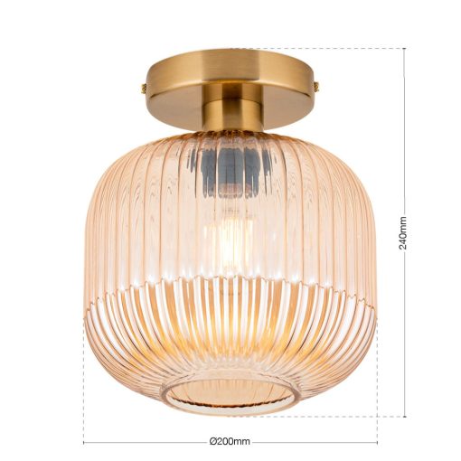 Orion Mennyezeti lámpa  OR 7-793-1 amber             GILI  280766