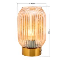 Orion Asztali lámpa OR 4-1230-1 amber CARNEVAL 280780