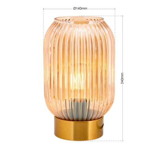 Orion Asztali lámpa OR 4-1230-1 amber CARNEVAL 280780