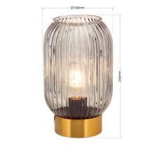 Orion Asztali lámpa OR 4-1230-1 rauch CARNEVAL 280797