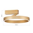 Orion Mennyezeti lámpa  OR 7-703-40 gold-matt KOLK 281206