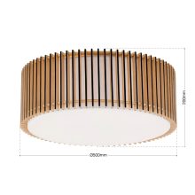 Orion Mennyezeti lámpa  OR 7-794-50 Holz-schwarz      TEIDE  281237