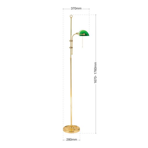 Orion Álló lámpa OR 12-1193-1 MS-grün        KOLK 281428