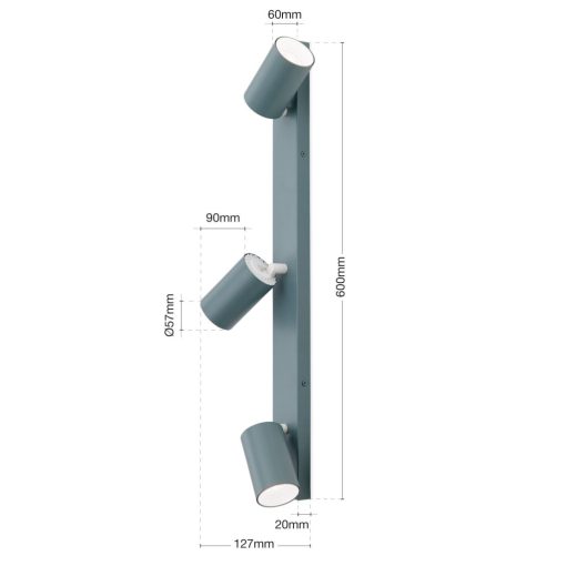 Orion Spot lámpa OR 10-496-5 lichtgrün LANDHAUS 281572