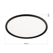 Orion Mennyezeti lámpa  OR 7-704-60 schwarz KANT 281633