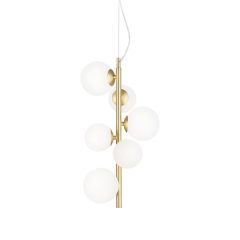 Ideal Lux Függeszték PERLAGE SP6 OTTONE SATINATO 283821