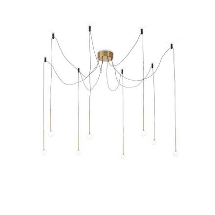 Ideal Lux Függeszték LUCCIOLA SP8 OTTONE 283999