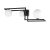 Ideal Lux Mennyezeti lámpa ANGOLO PL3 NERO 284286