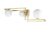 Ideal Lux Mennyezeti lámpa ANGOLO PL3 OTTONE 284330
