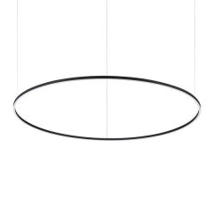   Ideal Lux Függeszték ORACLE SLIM SP D150 ROUND BK 3000K 285061