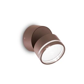   Ideal Lux Kültéri fali lámpa OMEGA AP ROUND COFFEE 4000K 285498
