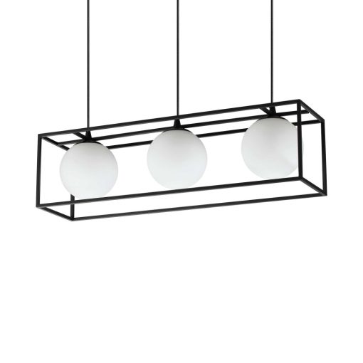 Ideal Lux Függeszték LINGOTTO SP3 NERO 304144