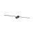 Ideal Lux Fürdőszobai lámpa FILO AP D075 NERO 310145