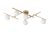 Ideal Lux Mennyezeti lámpa ATLAS PL5 ORO 311364