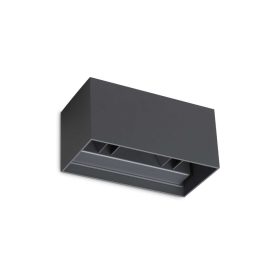 Ideal Lux Kültéri Fali lámpa ATOM AP D20 ANTRACITE 313412