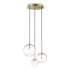 Ideal Lux Függeszték EQUINOXE SP3 OTTONE 339702