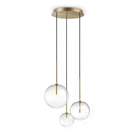 Ideal Lux Függeszték EQUINOXE SP3 OTTONE 339702