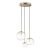 Ideal Lux Függeszték EQUINOXE SP3 OTTONE 339702