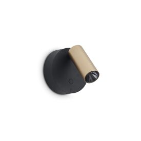 Ideal Lux Fali lámpa ELF AP ORO+NERO 347486