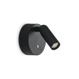 Ideal Lux Fali lámpa BEAN AP ROUND RECHARGEABLE NERO 350240